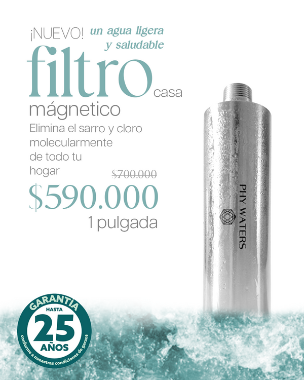 Filtro Magnético Antisarro 1 Tesla Industrial y Residencial | Ablandador de Agua 1”