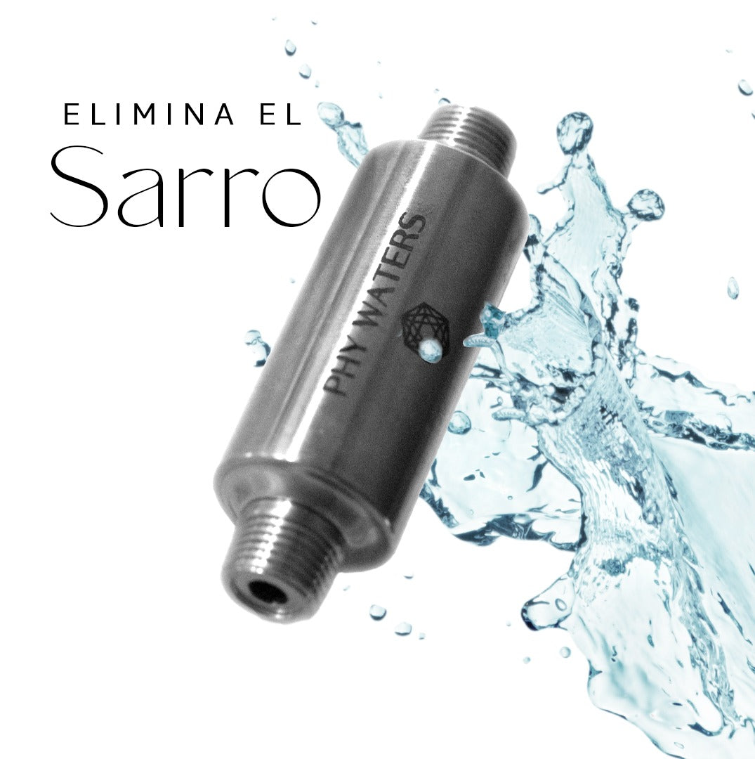 Filtro de Ducha Antisarro 1 Tesla | Ablandador de Agua Dura 1/2" Universal