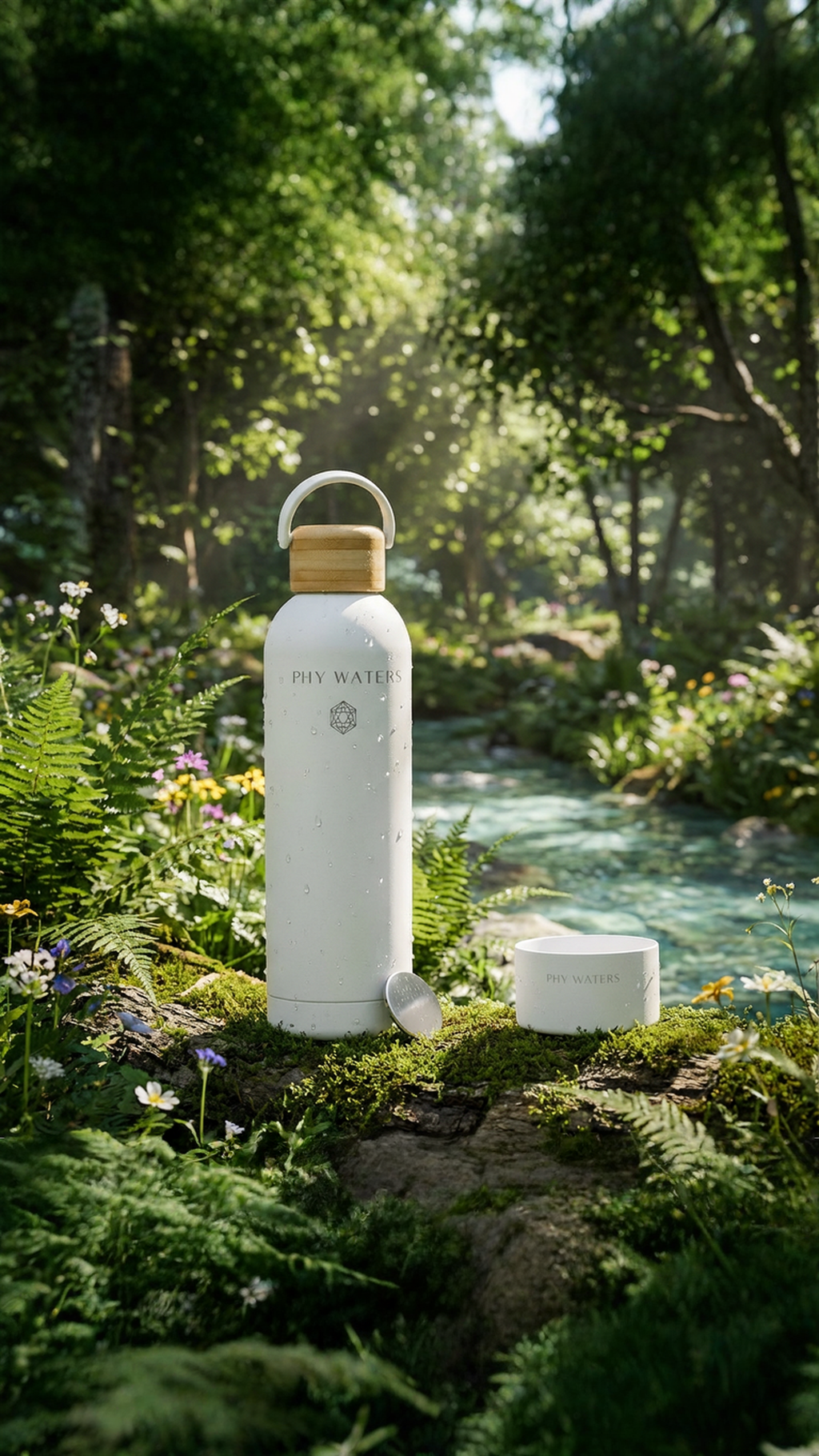 Botella Térmica  3000 GAUSS BLANCO 750cc